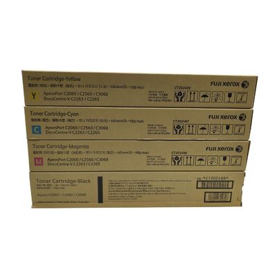 Original New Toner Cartridge For For Xerox CT202488 CT202497 CT202498 CT202499 ApeosPort C3060 C2060 C2560 DocuCentre-V C2263 C2263L C2265 106R03765 106R03766 106R03767 106R03768 VersaLink C7000 C70