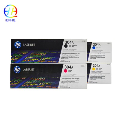 Original 304A CC530A CC531A CC532A CC533A Laser Toner Cartridges - Set of 4  for HP color laserjet cp2025, CM2320fxi MFP, CM2320n MFP, CM2320nf MFP, CP2025dn, CP2025n, CP2025x Printer Parts